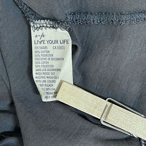 American Eagle Y2K Blue Etched Burnout Deep V Long T-Shirt Tee Sz S - Picture 8 of 9